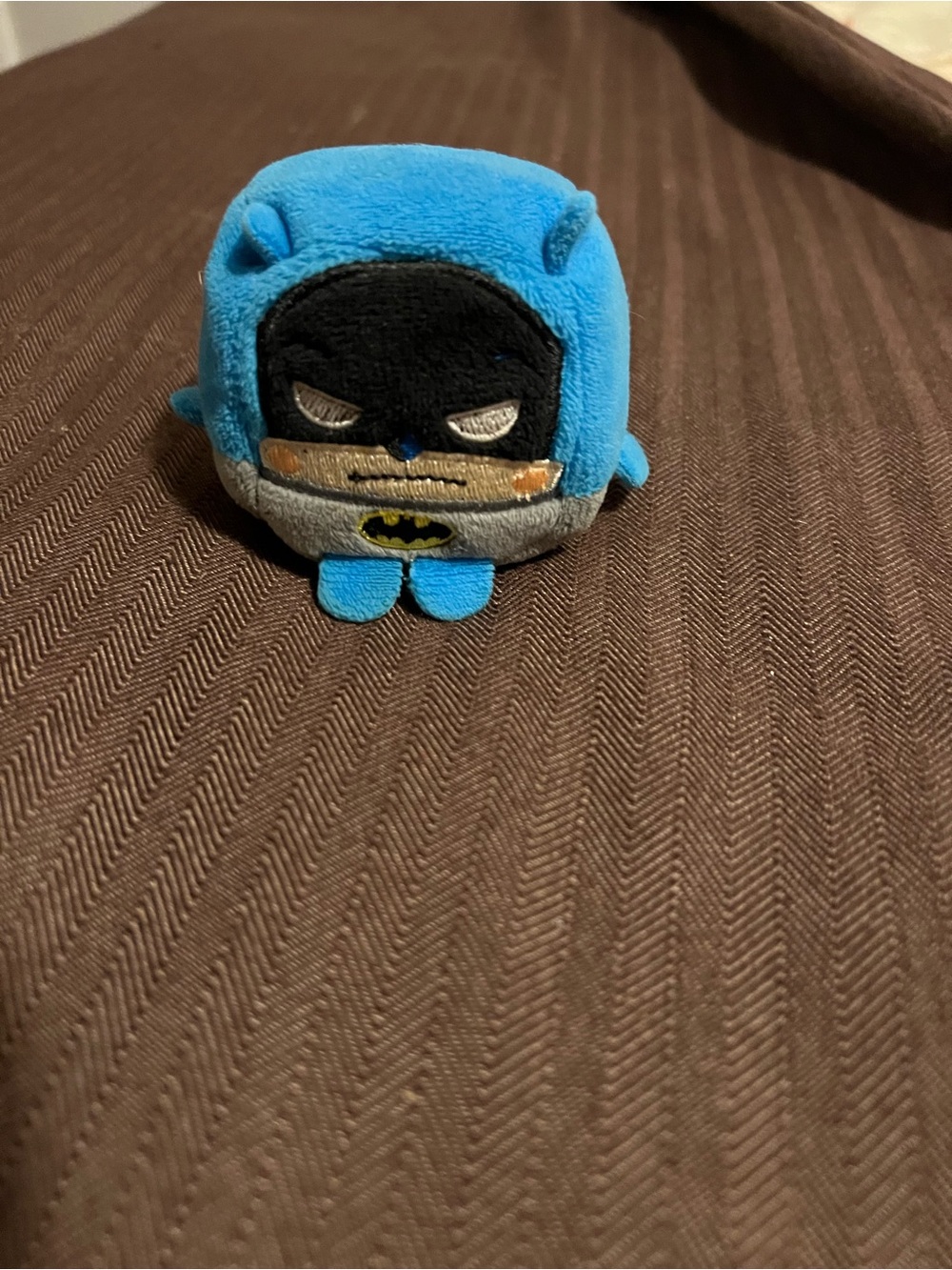 Kawaii Cubes Batman Plush Square Blue DC Comics Stuffed Beanbag